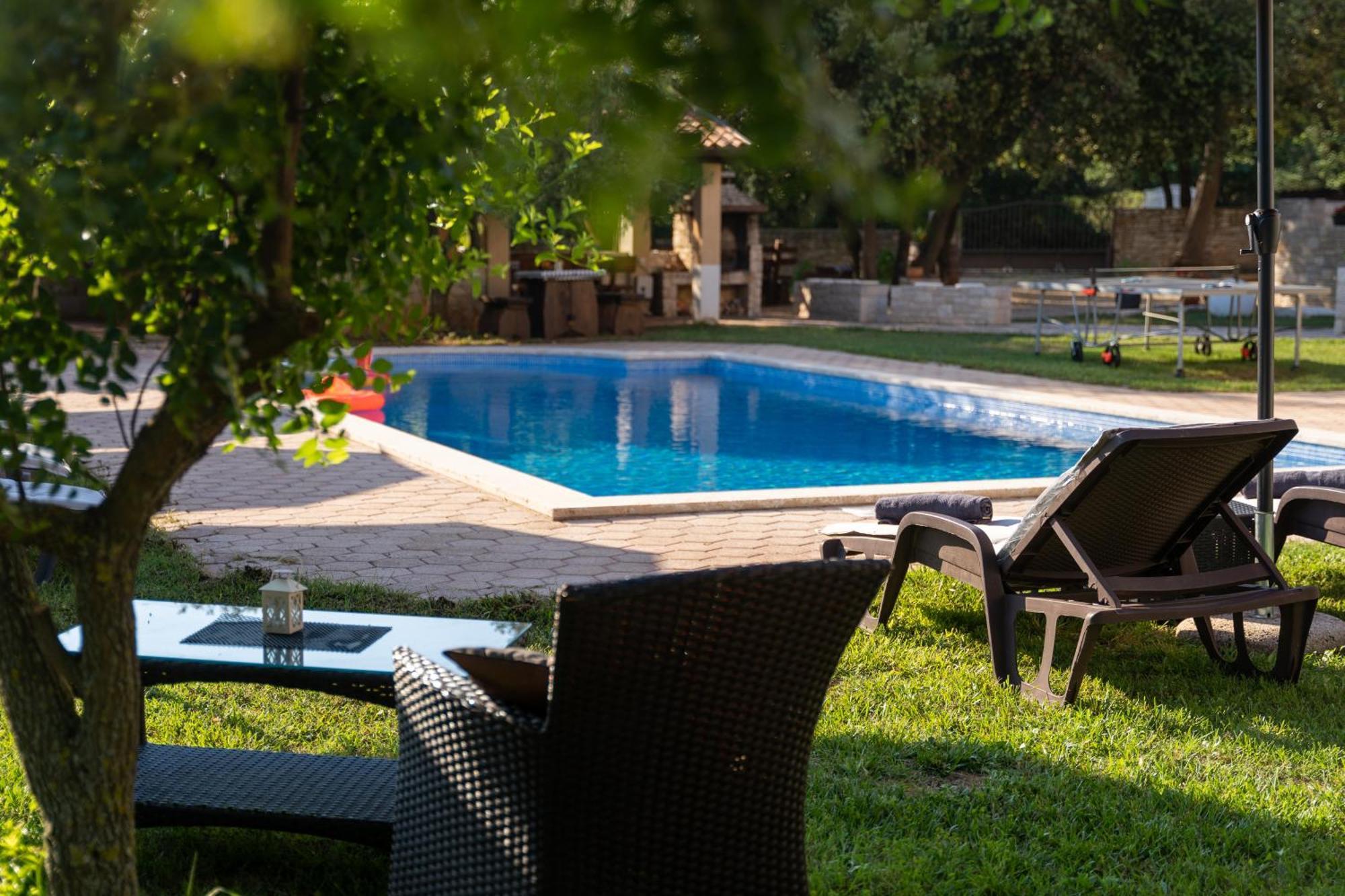 Guesthouse "Barboska" - Big Outdoor Swimming Pool & Private Tennis Court 沃德年 外观 照片